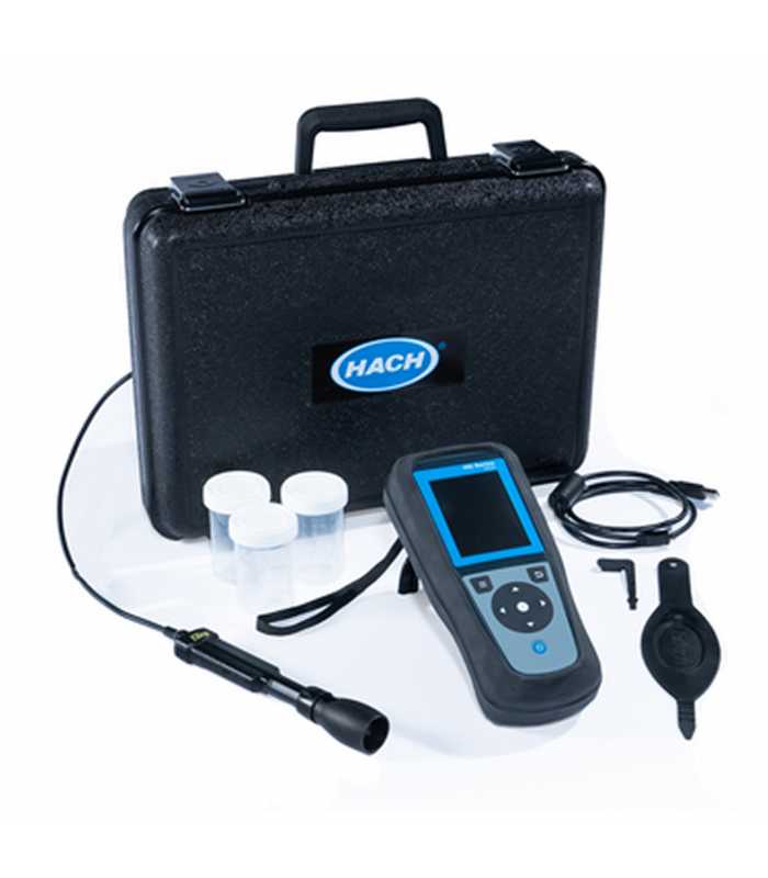 Hach HQ1130 [LEV015.53.11301] Portable Dedicated Dissolved Oxygen Meter with Dissolved Oxygen Electrode, 1 m Cable