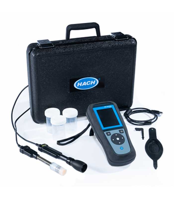 Hach HQ2200 [LEV015.53.22001] Portable Multi-Meter with pH and Conductivity Electrodes, 1 m Cables