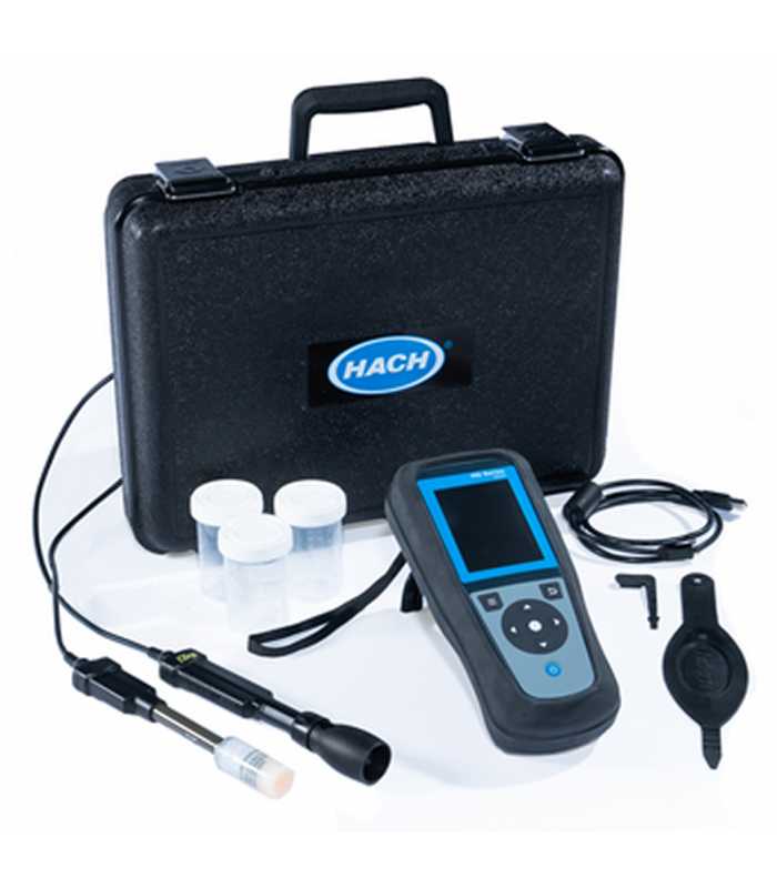 Hach HQ2200 [LEV015.53.22003] Portable Multi-Meter with pH and Conductivity Electrodes, 1 m Cables