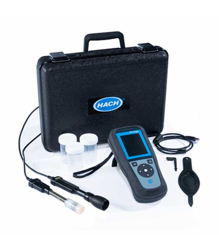 Hach HQ2200 [LEV015.53.22004] Portable Multi-Meter with pH and Dissolved Oxygen Electrodes, 1 m Cables