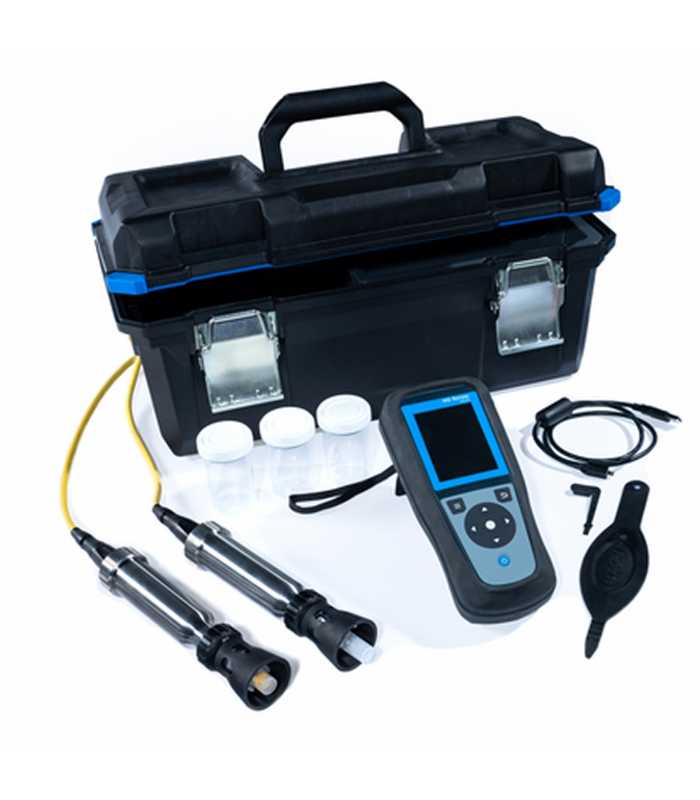 Hach HQ2200 [LEV015.53.22006] Portable Multi-Meter with pH and Dissolved Oxygen Electrodes, 5 m Rugged Cables