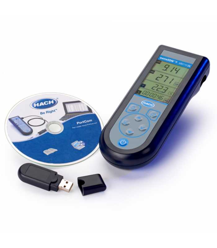 Hach sensION+ MM110 [LPV2600DL.97.02] DL Portable Multi-Parameter Meter for pH and ORP with Data Logger