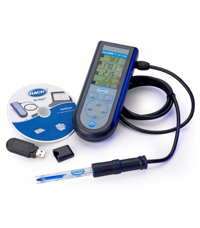 Hach SensION+ MM150DL [LPV4048DL.97.02] Portable pH, ORP, Conductivity and TDS with Data Logger, Field Kit