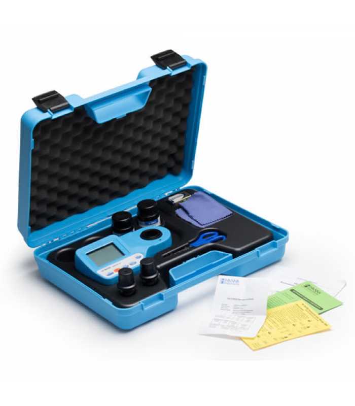 HANNA Instruments HI96104C pH, Free Chlorine and Total Chlorine, and Cyanuric Acid Portable Photometer Kit