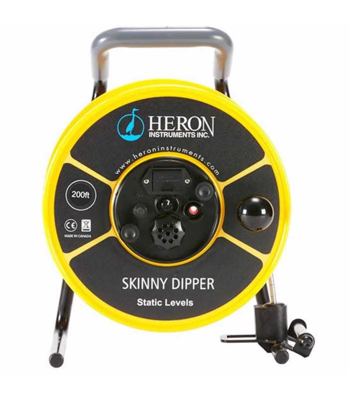 Heron SKINNY DIPPER [1300-100M] Water Level Meter with 1/4" Probe & Metric Increments, 100m