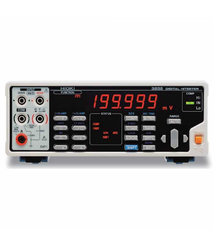 Hioki 3239-01 Digital Multimeter, 1000VDC/700VAC w/ Frequency, Resistance, Current, RS-232C & GP-IB