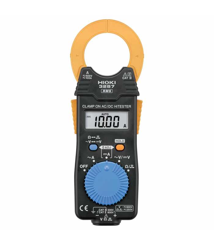 Hioki 3287 [3287] 600V / 100A ACDC True-RMS Clamp Meter