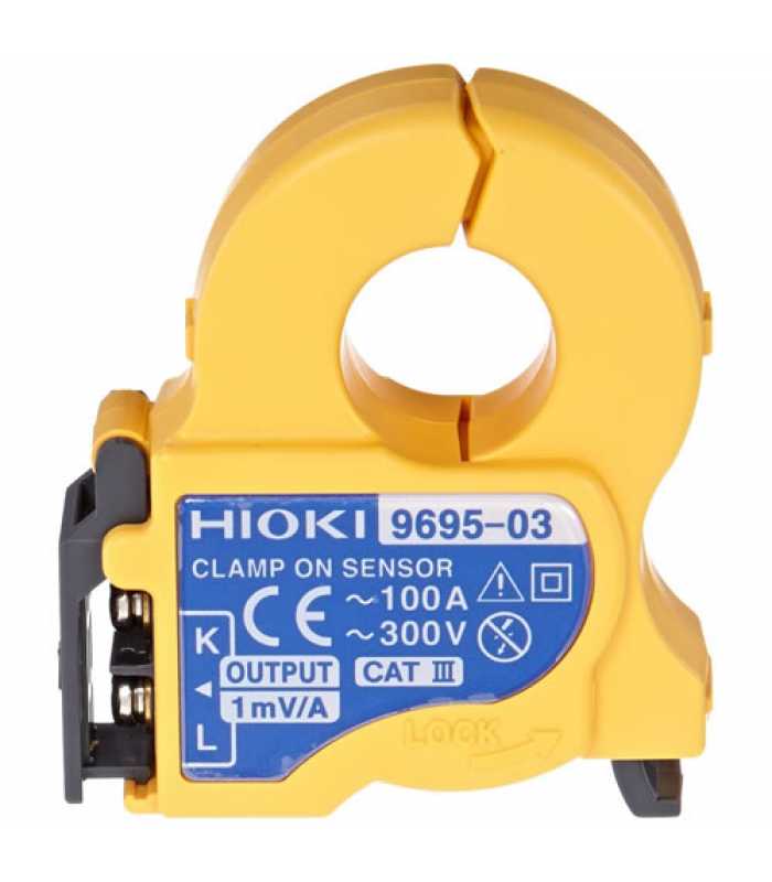 Hioki 969503 [9695-03] Clamp On Sensor, 100AAC Voltage Output