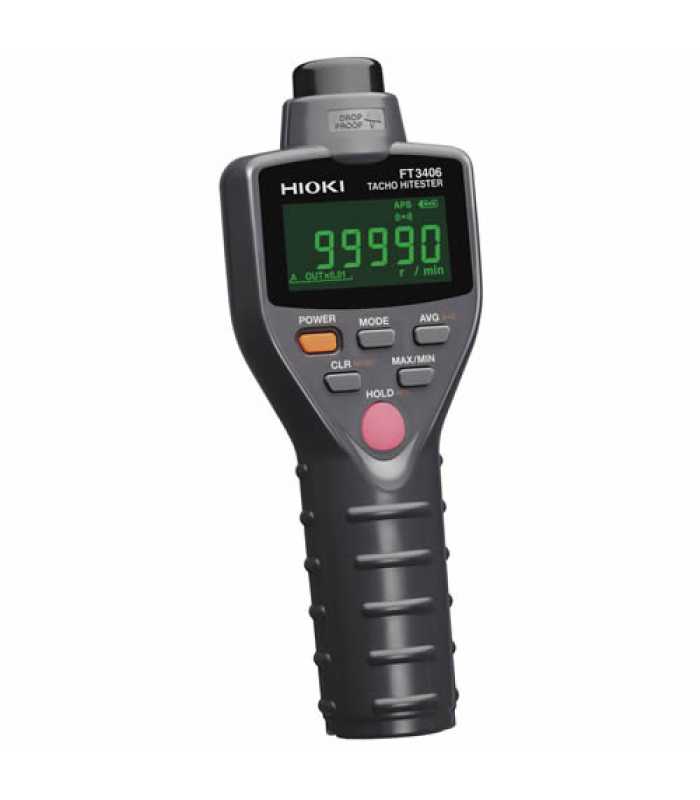 Hioki HiTester [FT3405] Wide Range Industrial-Grade Digital Tachometer