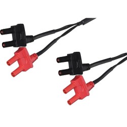 Hioki L2108 [L2108] Connection Cable, 4-Terminal Banana, 2.76 ft.