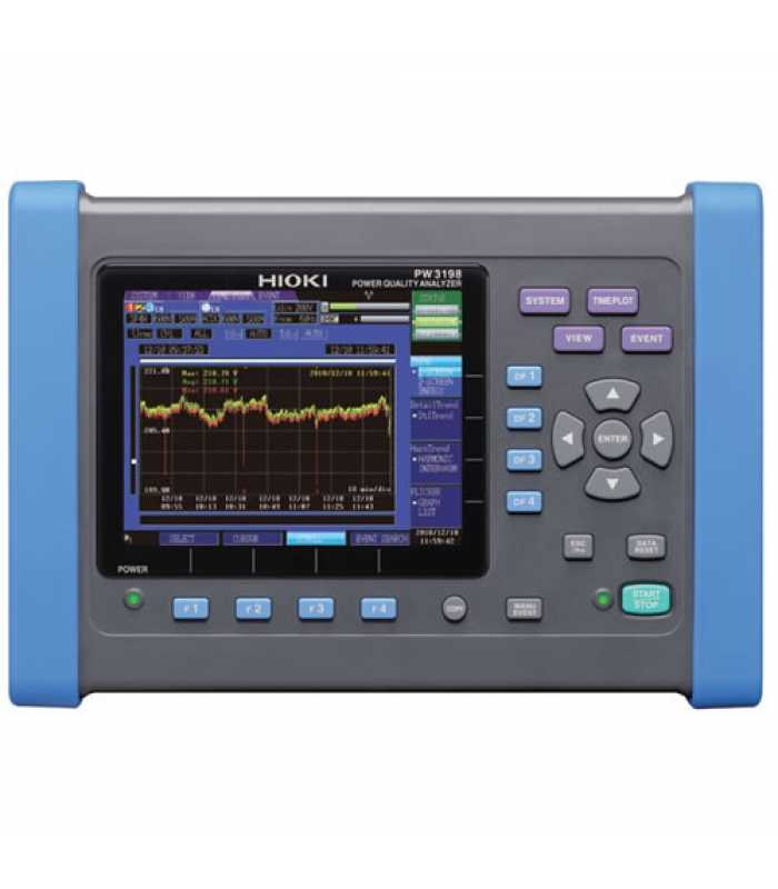 Hioki PW3198 [PW3198-90] Power Quality Analyzer, 3-Phase 4-Wire, 1300V Range with Software [DISCONTINUED SEE PQ3198]