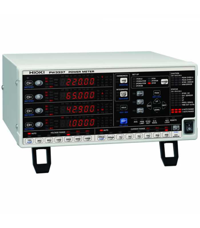 Hioki PW3336 [PW3336-01] 2-Channel DC, Single and Three-Phase Precision Power Meter with GP-IB Interface