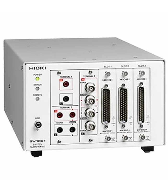 Hioki SW1001 [SW1001] Switch Mainframe for Quick Multi-Channel Battery Testing, 3 Slots