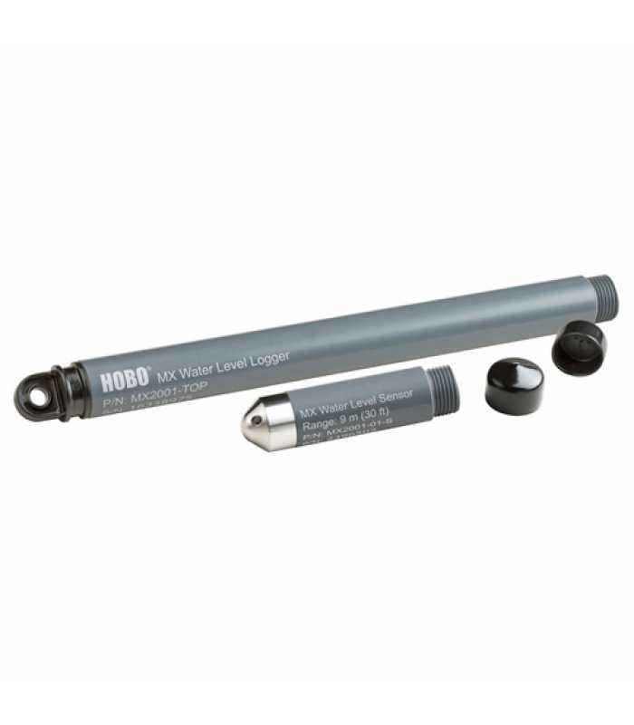 Onset HOBO MX2001-01 [MX2001-01] Stainless Steel Bluetooth Freshwater Water Level Data Logger/9m Sensor Set