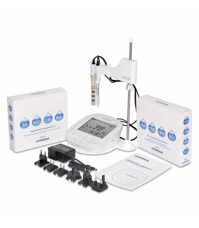 Horiba LAQUA PC1100-S [3999960180] Benchtop Water Quality Dual Channel pH / Conductivity Meter Kit