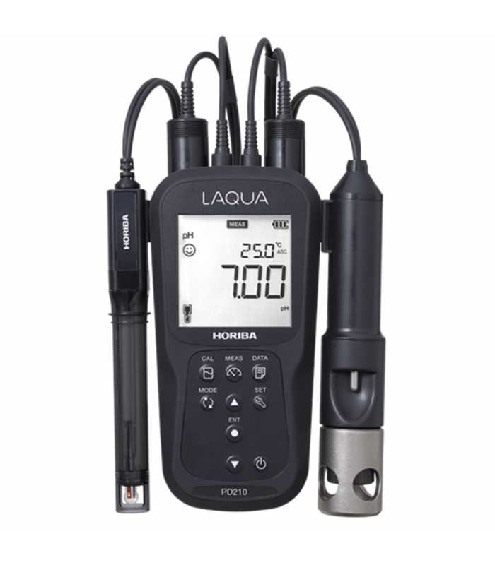 Horiba LAQUA PD210-K [3200779534] Waterproof Handheld pH / Dissolved Oxygen (DO) Meter Kit
