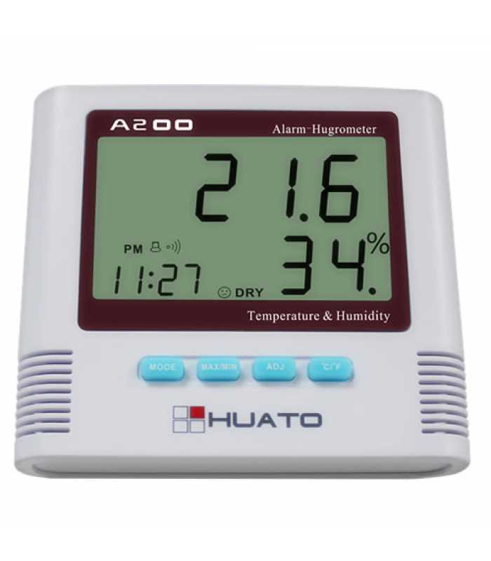 HUATO A200 Digital Thermometer Hygrometer with Large LCD display