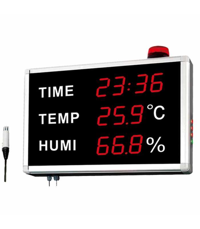 HUATO HE223H [HE223H] Large LED Clock Temperature And Humidity Display