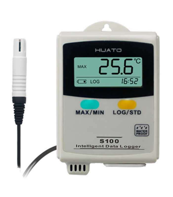 HUATO S100 [S100-EX] External Sensor Data Logger Temperature Humidity with USB Datalogger