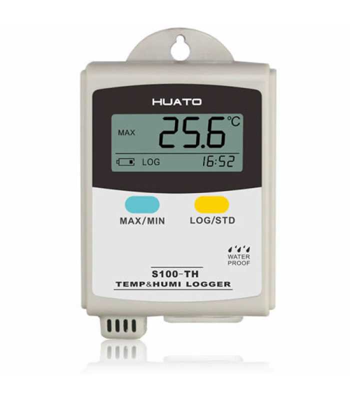 HUATO S100 [S100-TH] LCD Digital Data Logger Temperature Humidity with USB Datalogger