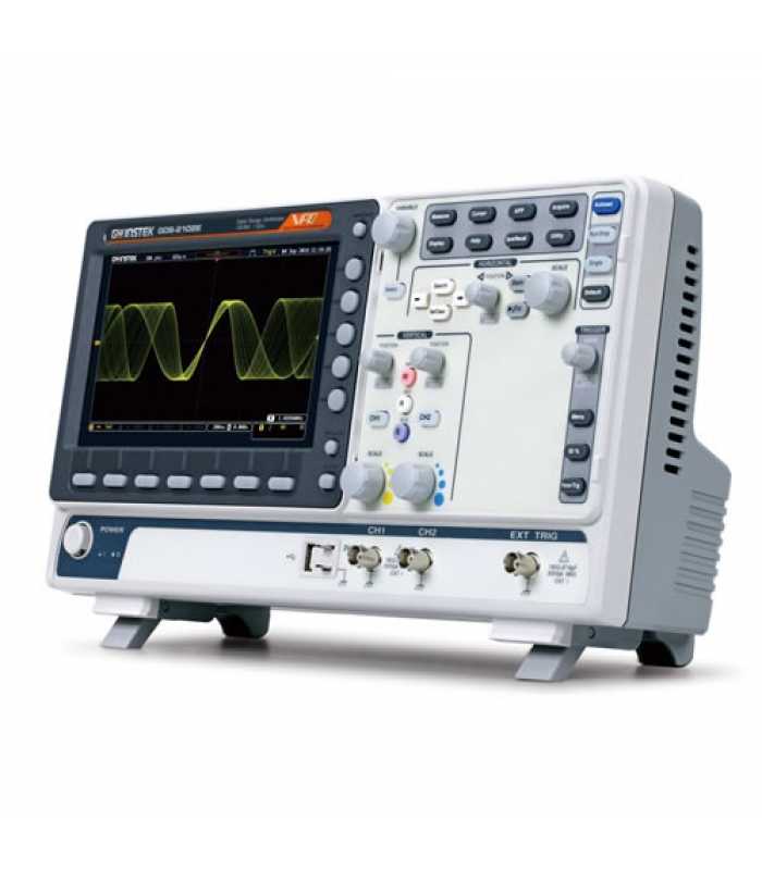 Instek GDS-2000E Series [GDS-2102E] 100 MHz, 2-Channel 1 GS/s, Digital Storage Oscilloscope