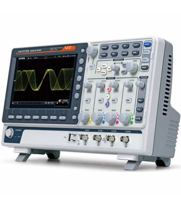 Instek GDS-2000E Series [GDS-2074E] 70 MHz, 4-Channel 1 GS/s, Digital Storage Oscilloscope