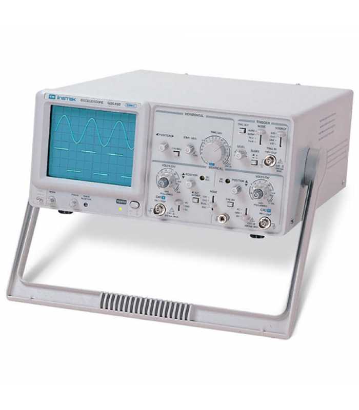 Instek GOS-620 20MHz, 2-Channel, Analog Oscilloscope