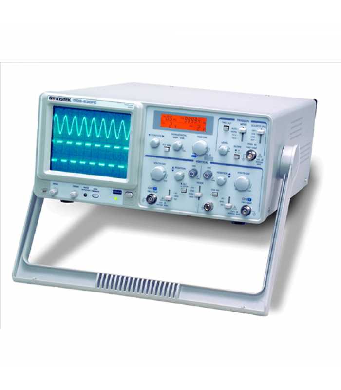 Instek GOS-630FC [GOS-630FC] 30MHz, 2-Channel, Analog Oscilloscope