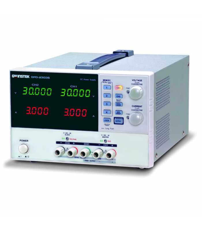 Instek GPD-2303S [GPD-2303S] 180W, 2-Channel, Programmable Linear D.C. Power Supply