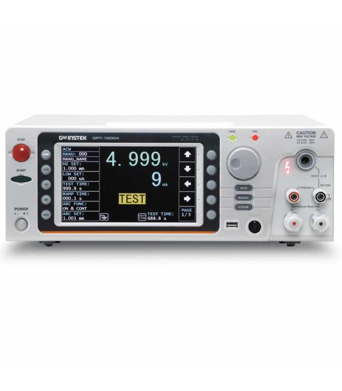 Instek GPT-12000 [GPT-12004] 200A AC/DC/IR/GB Electrical Safety Analyzer
