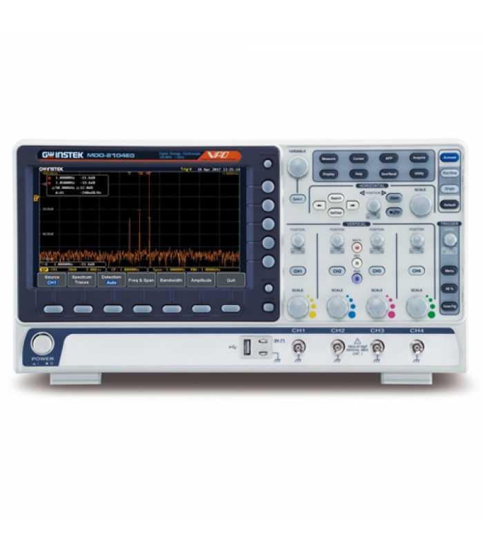 Instek MDO-2000E Series [MDO-2202EG] 200 MHz, 2-Channel Digital Storage Oscilloscope, Spectrum Analyzer