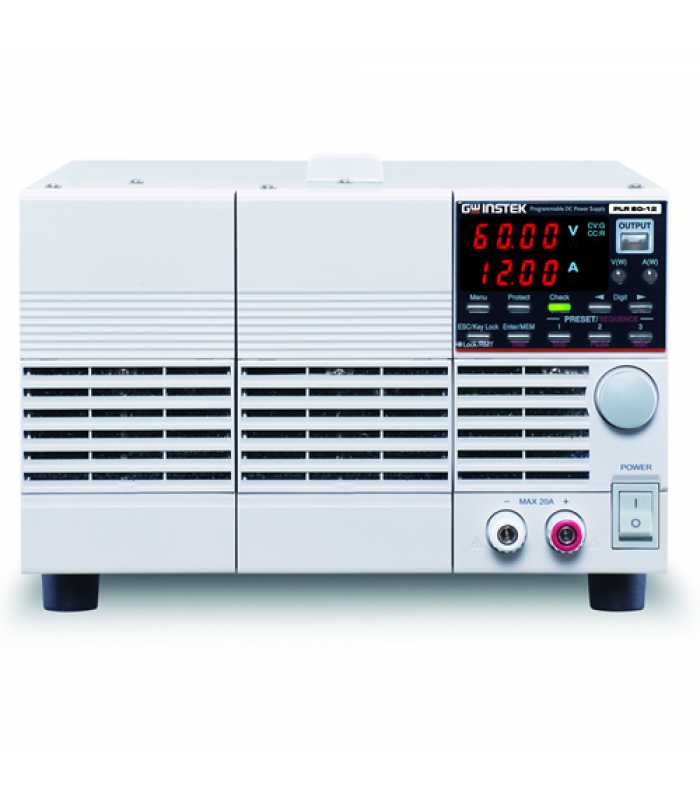 Instek PLR 60-6 [PLR 60-6] (0~60V/ 0~6A/ 360W) Programmable DC Power Supply