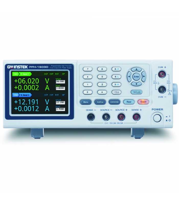 Instek PPH-1503D [PPH-1503D] High Precision Dual Channel Output DC Power Supply