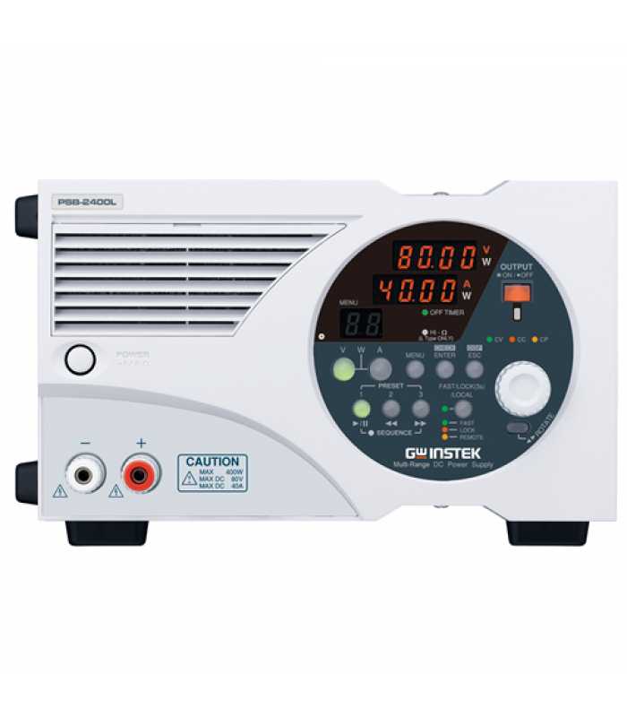 Instek PSB-2400L [PSB-2400L] 400W Multi-Range Programmable Switching D.C. Power Supply