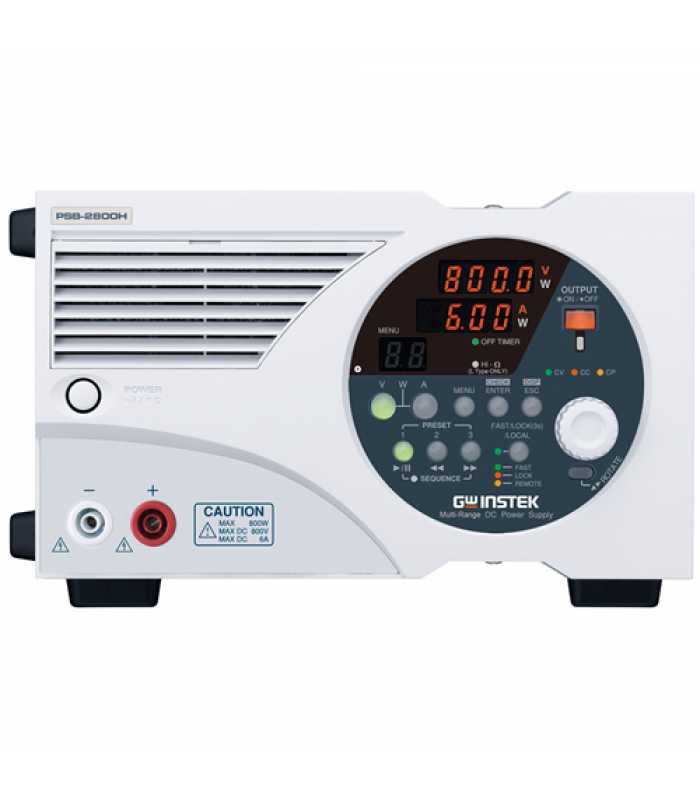 Instek PSB-2800H [PSB-2800H] 800W Multi-Range Programmable Switching D.C. Power Supply