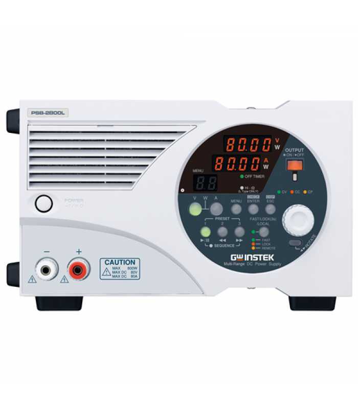 Instek PSB-2800L [PSB-2800L] 800W Multi-Range Programmable Switching D.C. Power Supply