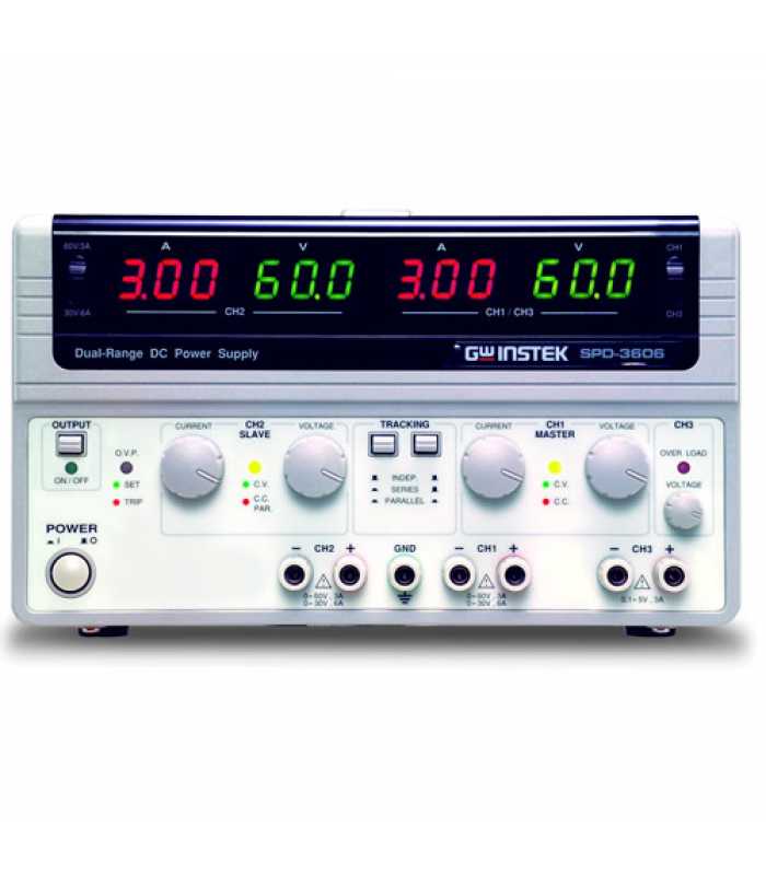 Instek SPD-3606 [SPD-3606] 375W, 3-Channel, Programmable Switching D.C. Power Supply