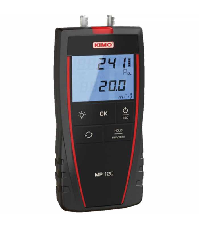 KIMO MP 120 [MP120] Manometer with Air Velocity Measurements