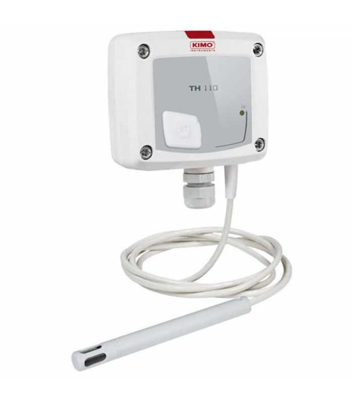 KIMO TH110 [TH110-POA] Humidity and Temperature Sensor 4-20mA, LCD, Duct Sensor