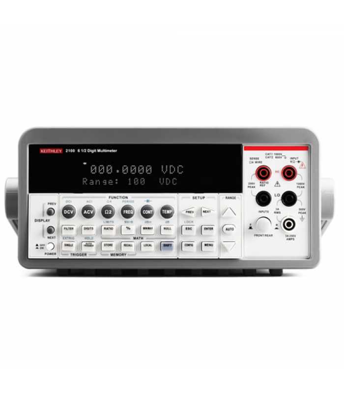Keithley 2100 Series [2100/100] 6 1/2-Digit Multimeter with USB Interface, 100V Line Input