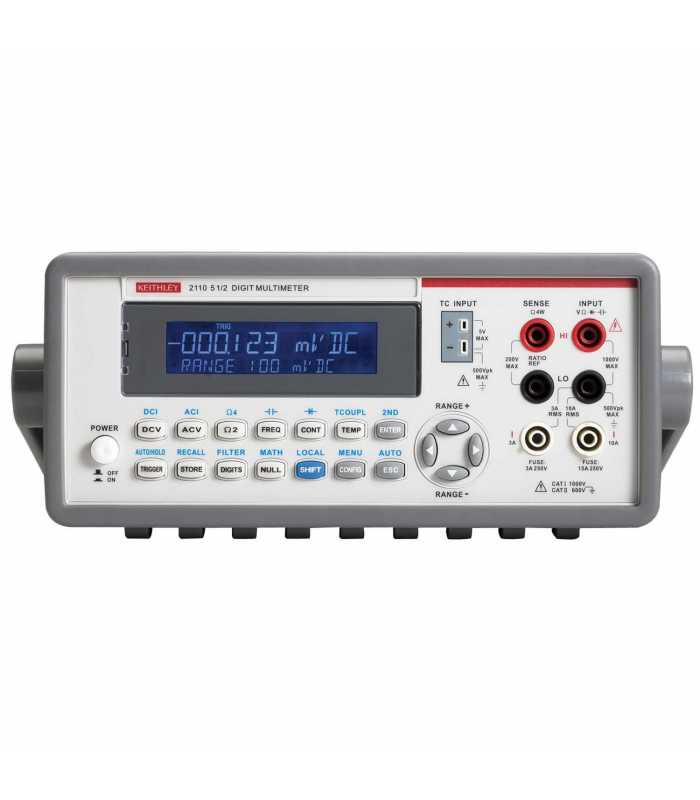 Keithley 2110 [2110-100] 5 1/2-digit Multimeter with KI Tool Software and USB Interface, 100V Line Input