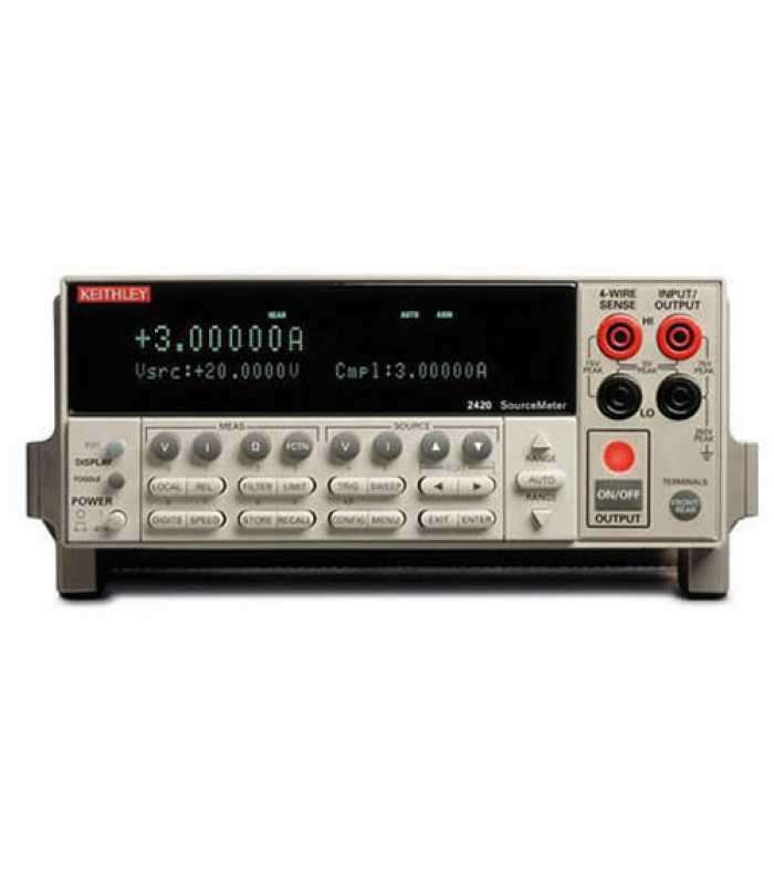 Keithley 2400 [2420] SourceMeter (SMU) Instrument with GPIB & RS-232 Interfaces, 3A
