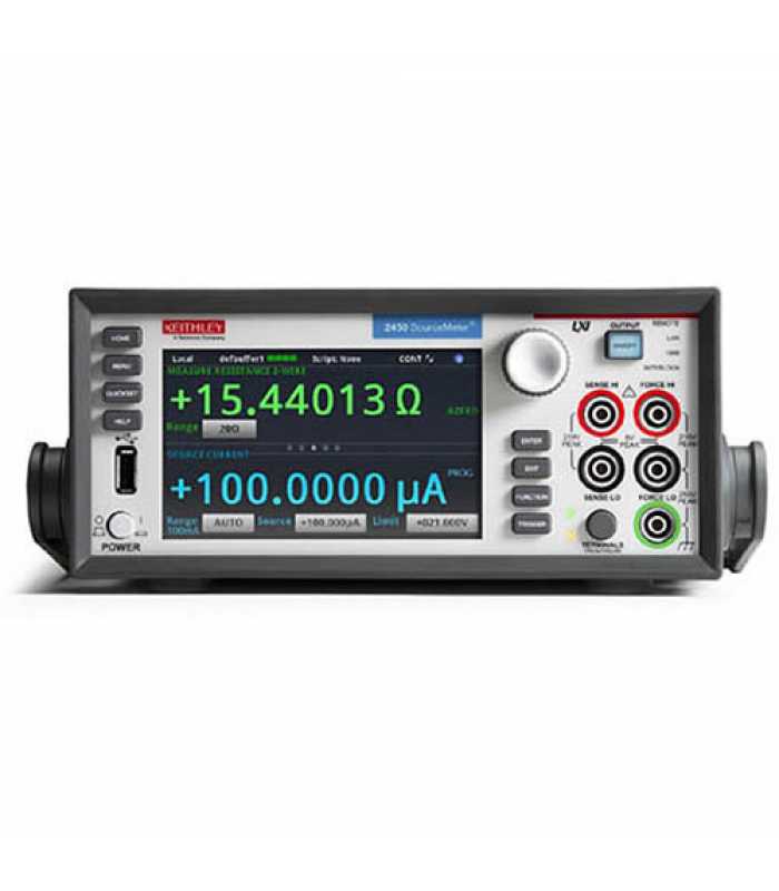 Keithley 2400 [2450] Graphical SourceMeter (SMU) Instrument with GPIB, USB, & Ethernet Interfaces