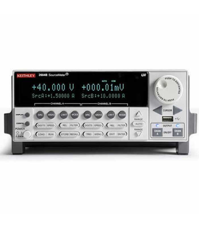 Keithley 2600B [2604B] Dual-Channel System SourceMeter (SMU) Instrument