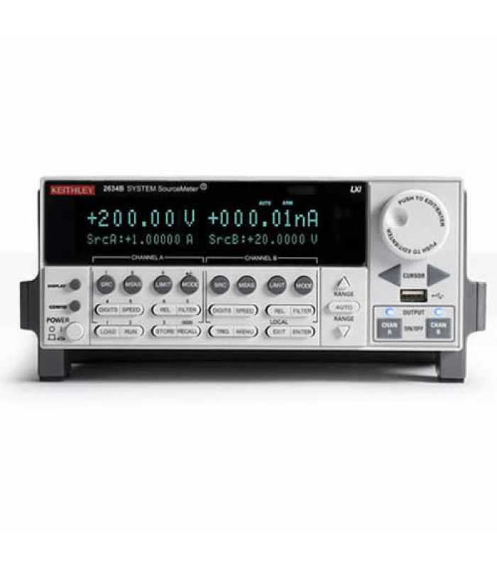 Keithley 2600B [2634B] Dual-Channel System SourceMeter (SMU) Instrument