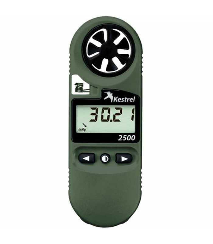 Kestrel 2500 [0825NV] Pocket Weather Meter - Olive Drive with Night Vision (NV) [DIHENTIKAN]