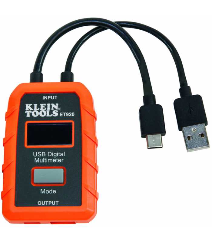 Klein Tools ET910 [KLE-ET910] USB Digital Meter and Tester, USB-A