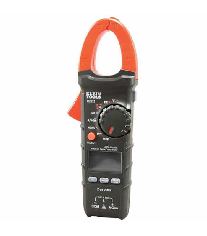 Klein Tools CL-312 [CL312] 400A AC Auto-Ranging Digital HVAC Clamp Meter