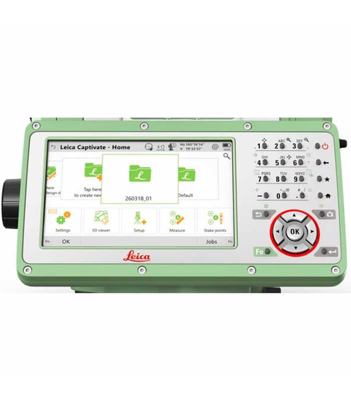 Leica GTS40 [868880] Second Keyboard for FlexLine TS10 Manual Total Station