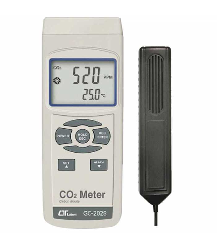 Lutron GC-2028 CO2 Meter + Temperature Meter